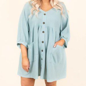 Come See About Me Dress, Dusty Blue